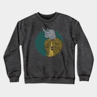 Rhino detective Crewneck Sweatshirt